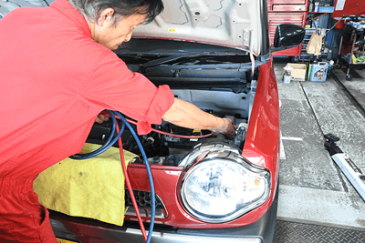 圧力チェック＆仕上げ確認